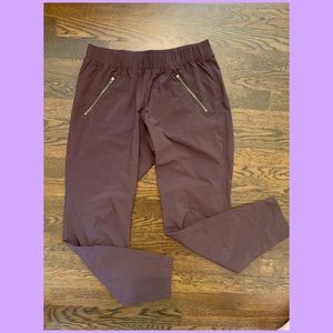 Purple Athleta Aspire City Pant, Size 4